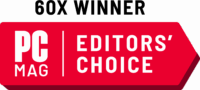 60x PC Mag Editor's Choice Winner
